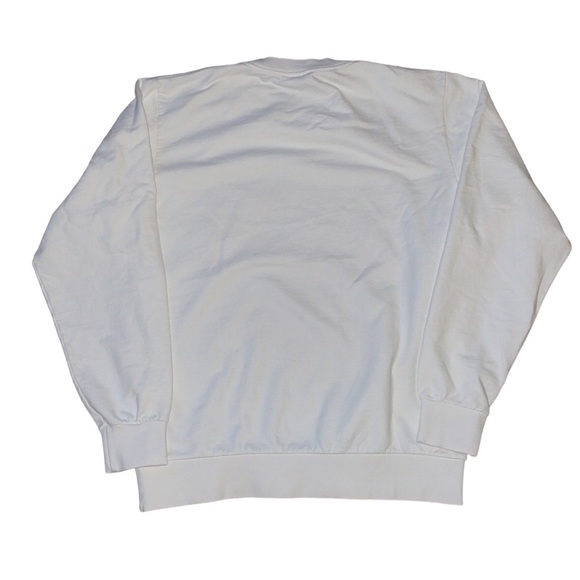 mega yacht betty boop coco chanel graphic white oversized crewneck sweatshirt - Picture 8 of 11